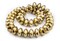 TheBeadChest Ethiopian Brass Saucer Beads, Large Hollow Handmade Bicone Lightweight Crafts Supplies for Jewelry Making (24mm)